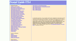 Desktop Screenshot of dentalguideusa.org