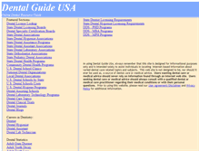 Tablet Screenshot of dentalguideusa.org